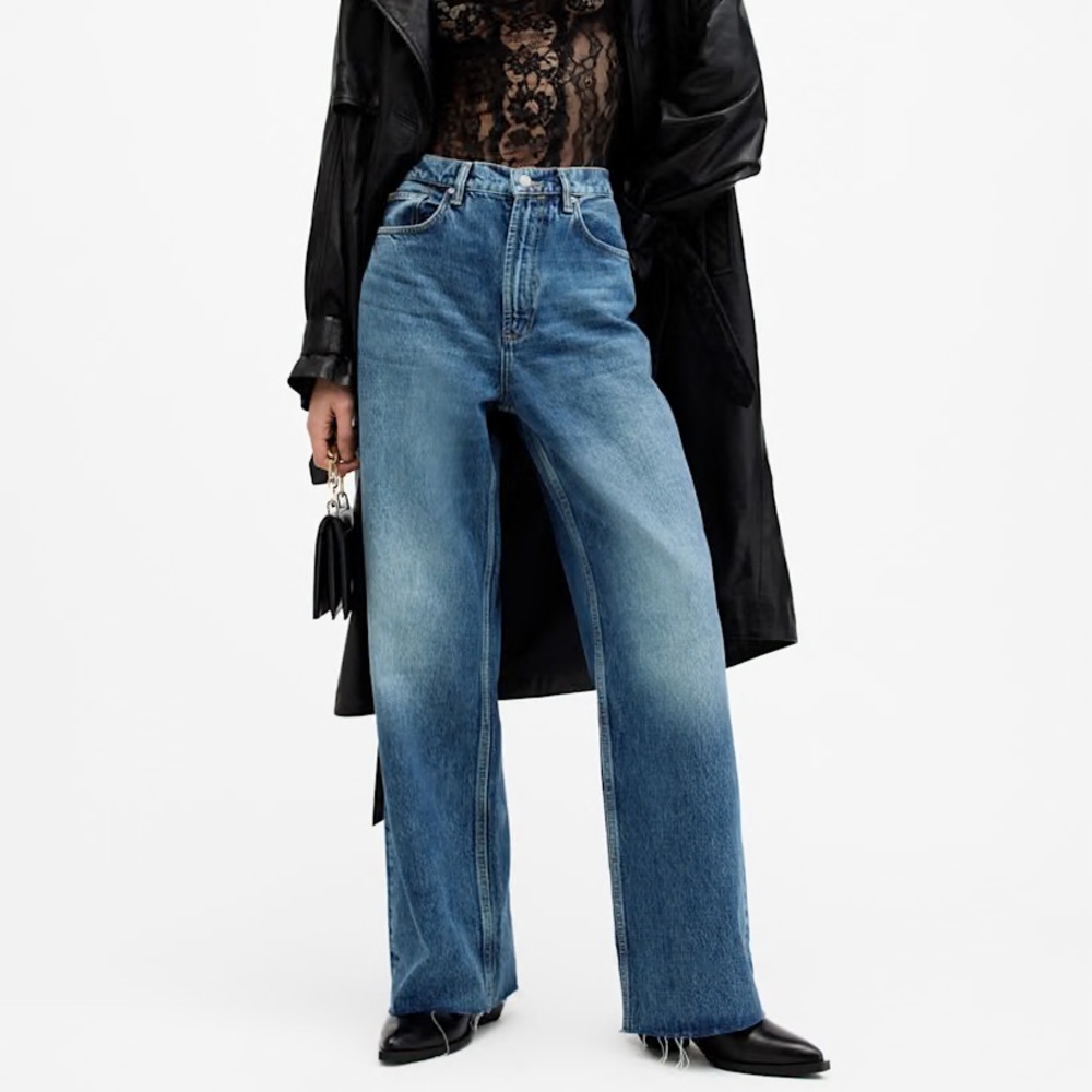 All Saints Blake Wide Leg Jeans